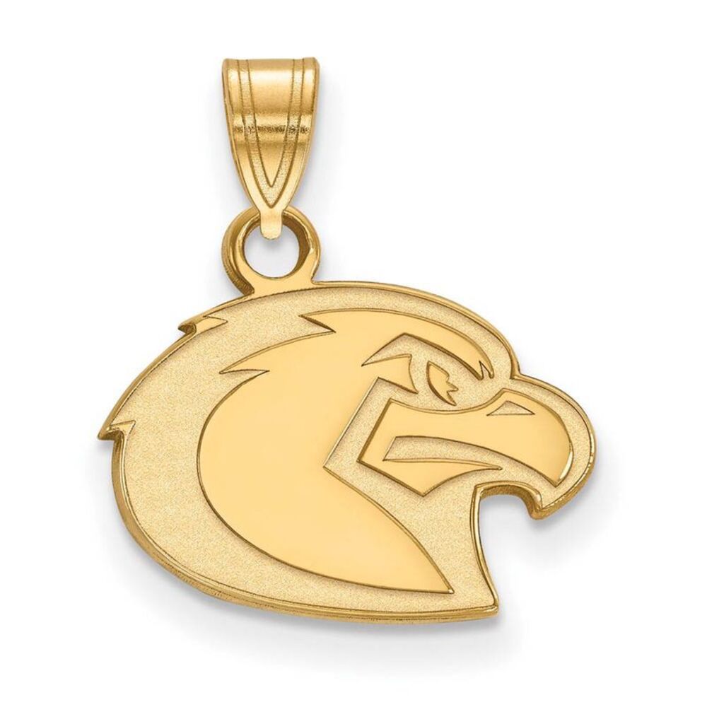 14k Gold Plated Silver Marquette U Small Pendant